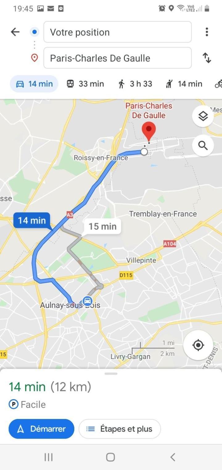 L'Escapade Parisienne Lägenhet Aulnay-sous-Bois Exteriör bild